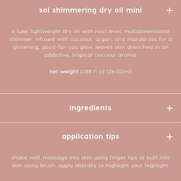 BNIB Lemon Drop shimmering dry oil from Colourpop - Picture 4 of 4